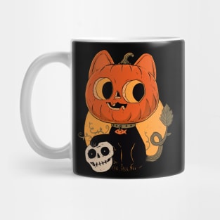 Pumpkin cat Mug